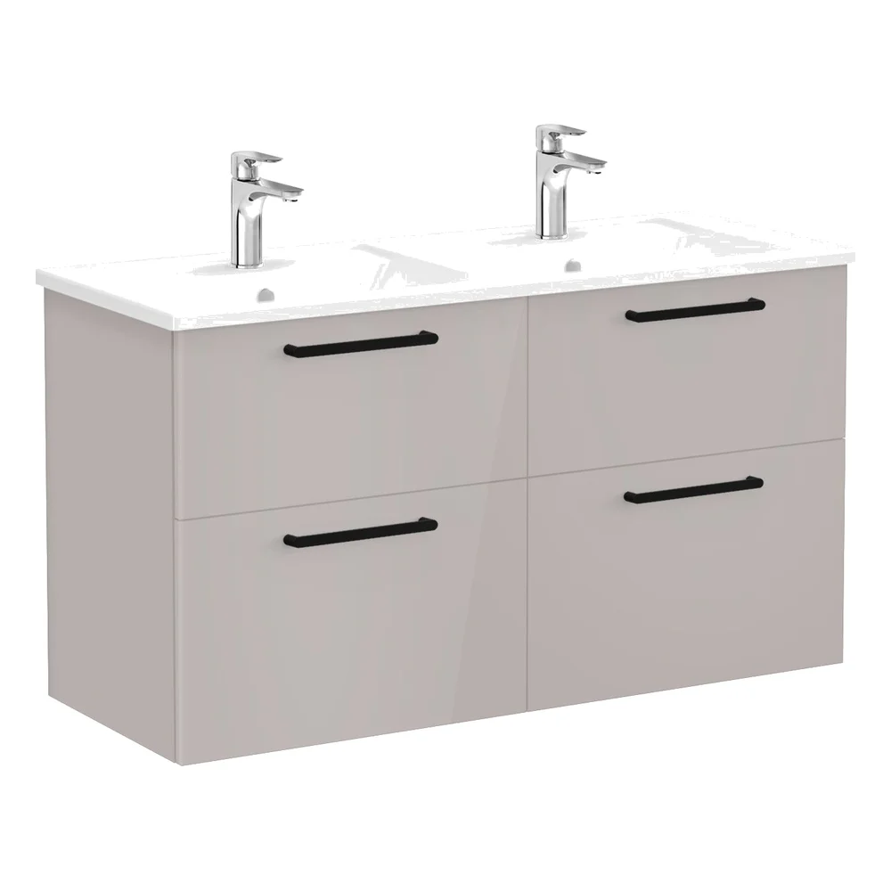Vitra Root Flat 120 Cm Sahra Beji 4 Çekmeceli Lavabo Dolabı