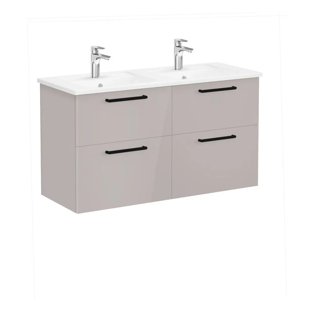 Vitra Root Flat 120 Cm Sahra Beji 4 Çekmeceli Lavabo Dolabı 3