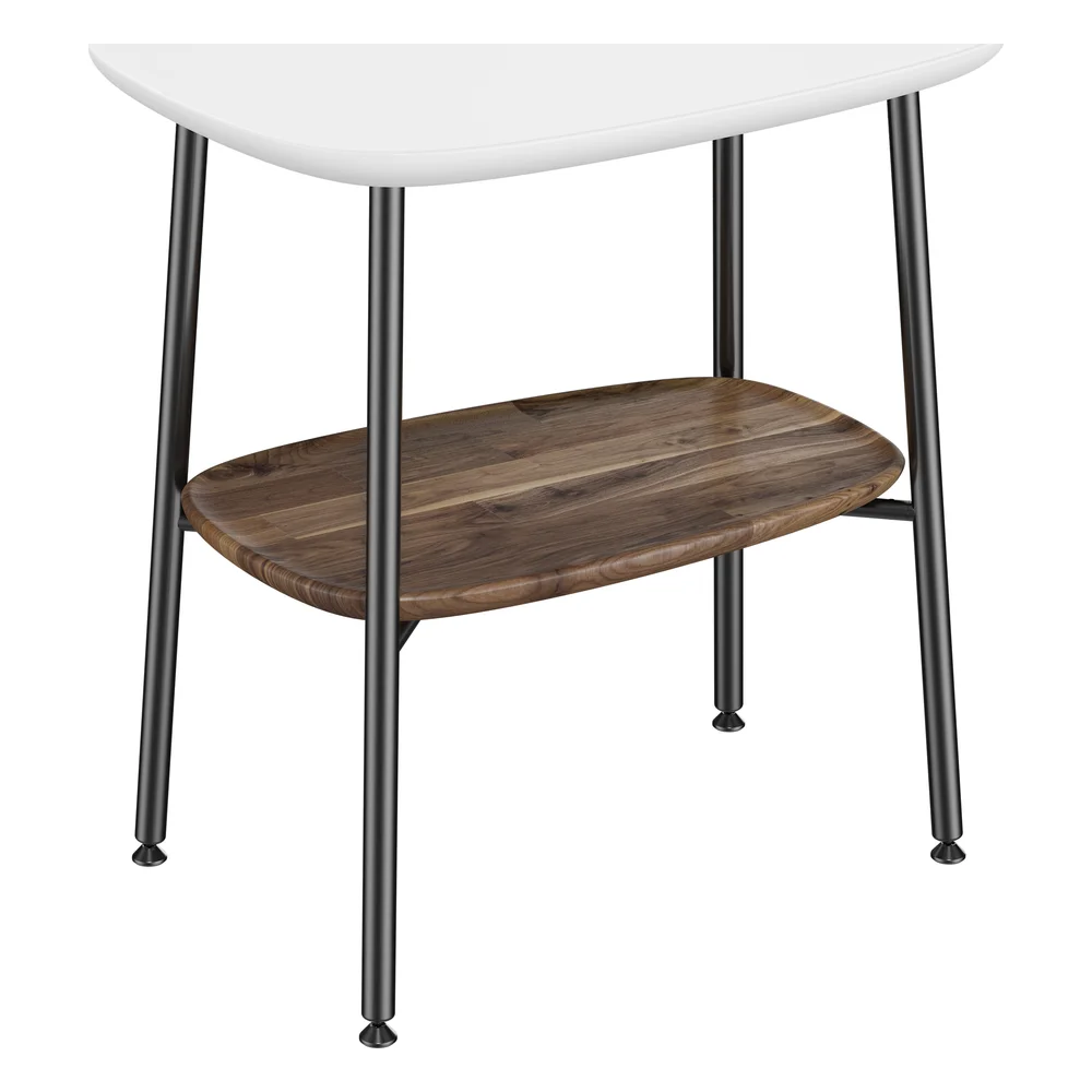 Vitra Plural 55 Cm Koyu Meşe Parlak Beyaz Seramik Yan Ünite 2