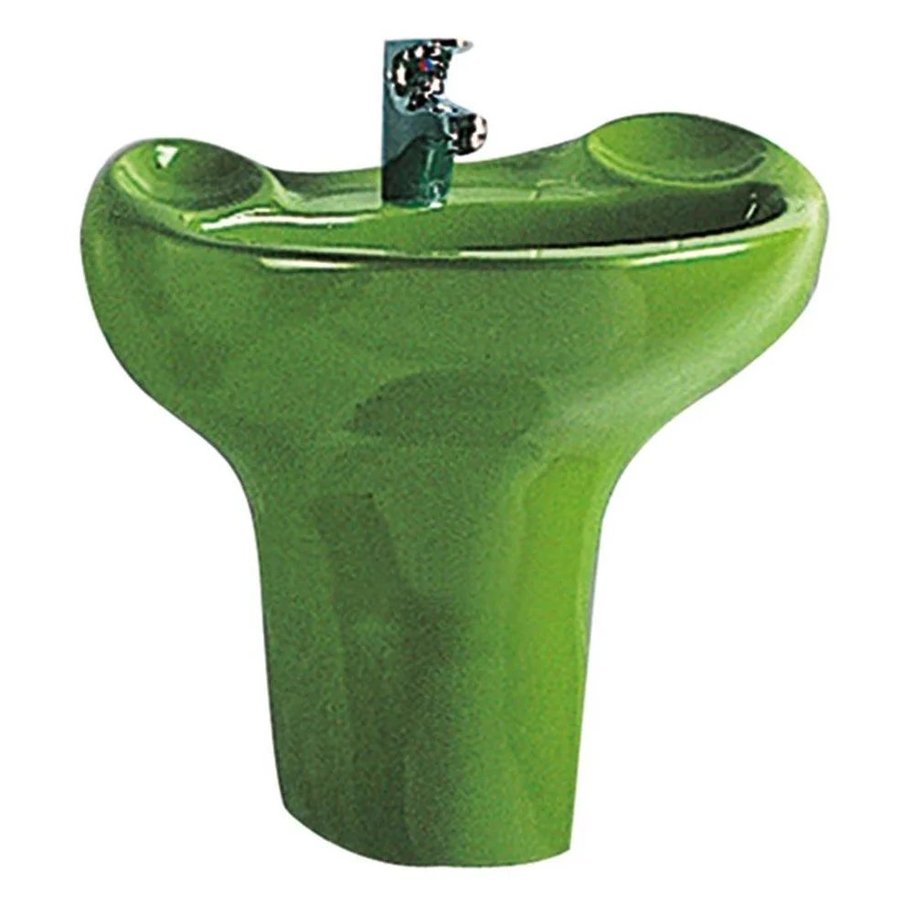 Vitra Arkitekt Kurbağa 55 Cm Koyu Yeşil Lavabo