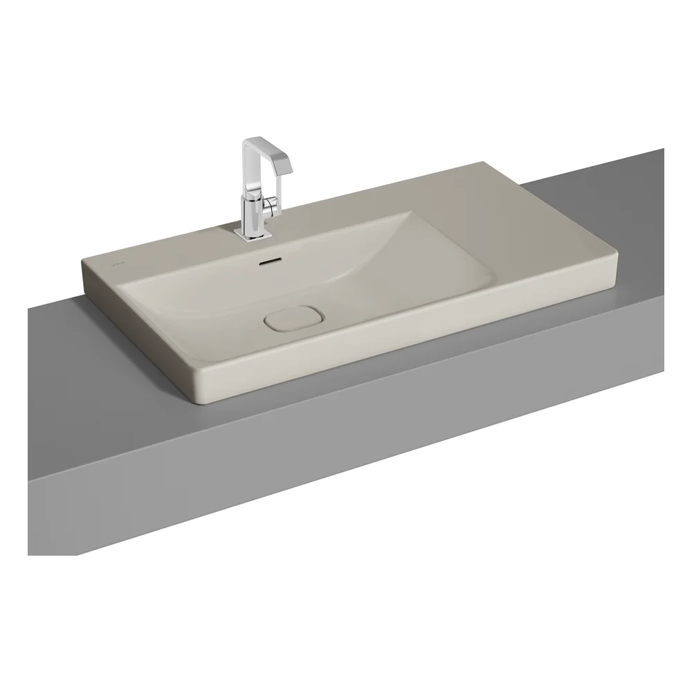Vitra Metropole 90x47 Cm Taupe Çanak Lavabo
