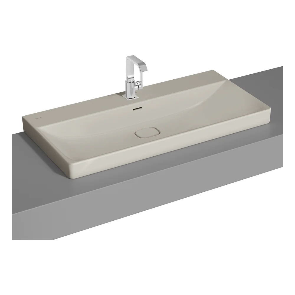 Vitra Metropole 100x47 Cm Mat Bej Çanak Lavabo