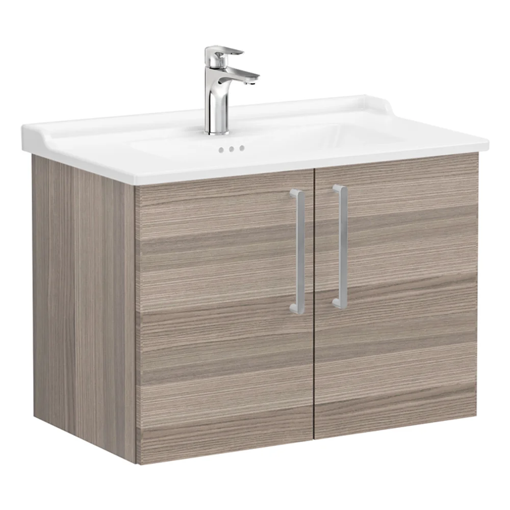 Vitra Root Flat 80 Cm Cordoba 2 Kapaklı Klasik Lavabo Dolabı
