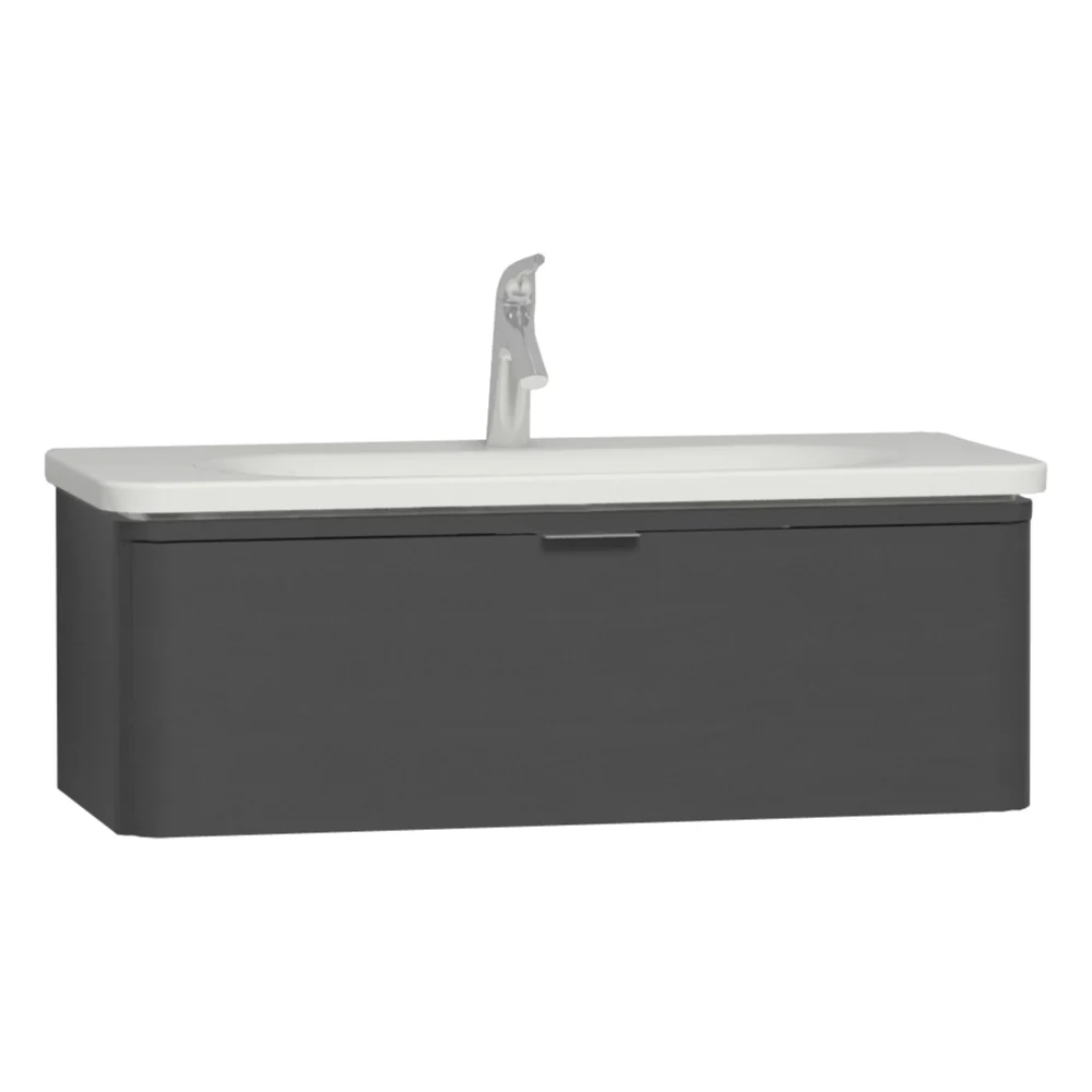 Vitra Nest Trendy 100 Cm Antrasit Çekmeceli Lavabo Dolabı