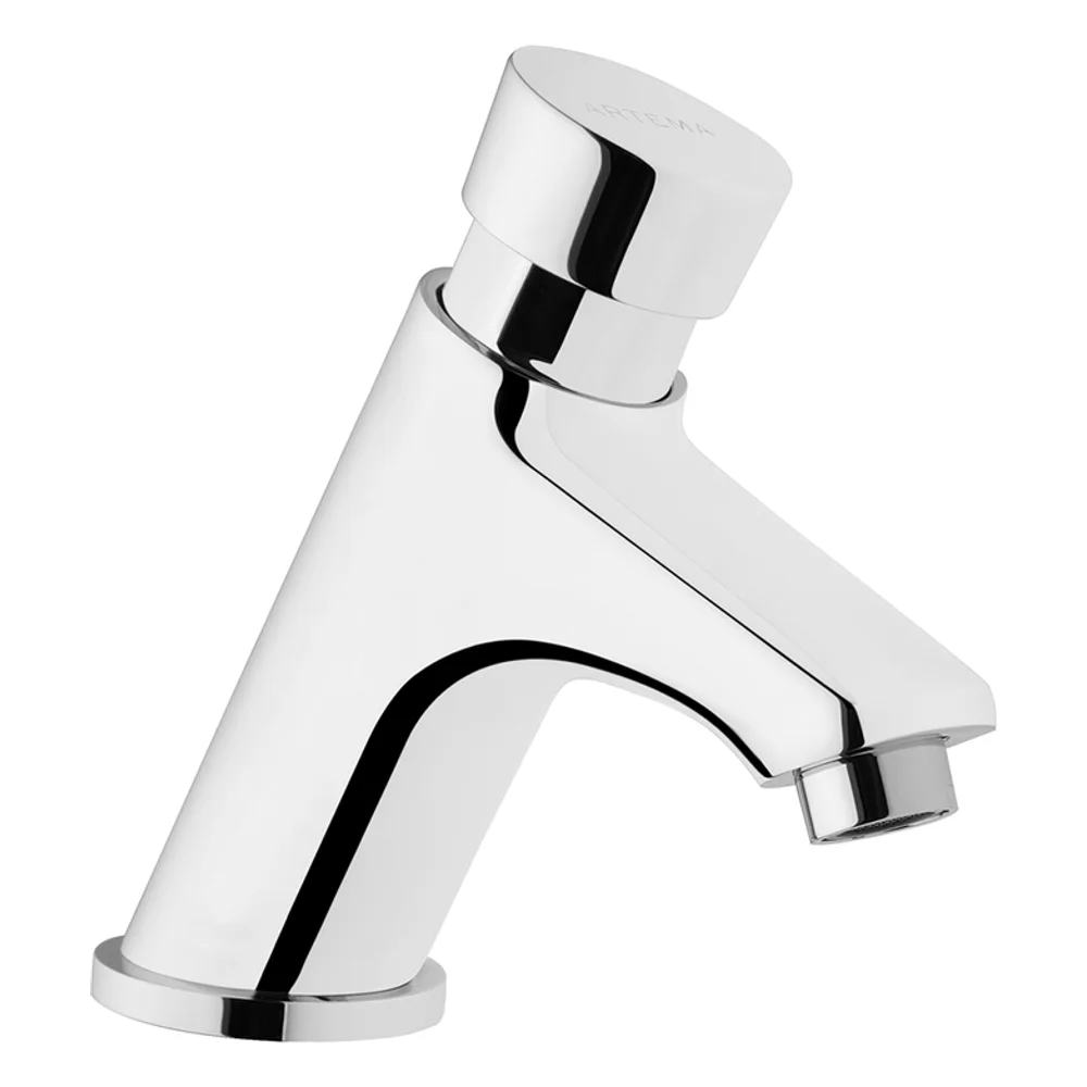 Artema Aquatouch Krom Zaman Ayarlı Lavabo Bataryası