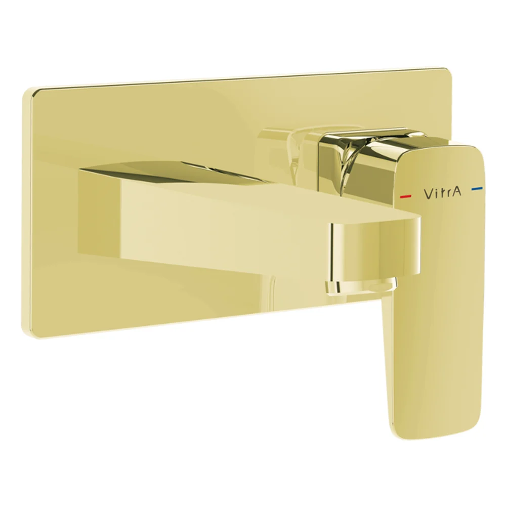 Artema Root Square Soft Altın Ankastre Lavabo Bataryası