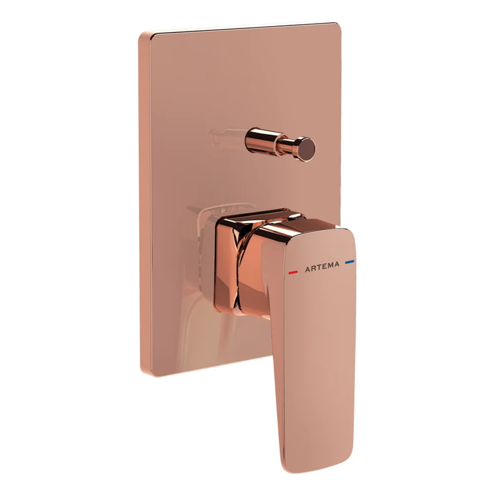 Artema Root Square Soft Bakır Ankastre Banyo Bataryası
