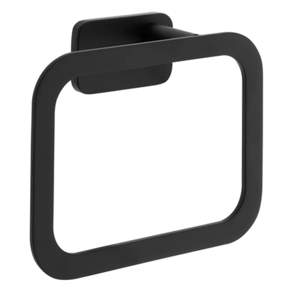 Vitra Base 600 Mat Siyah Halka Havluluk