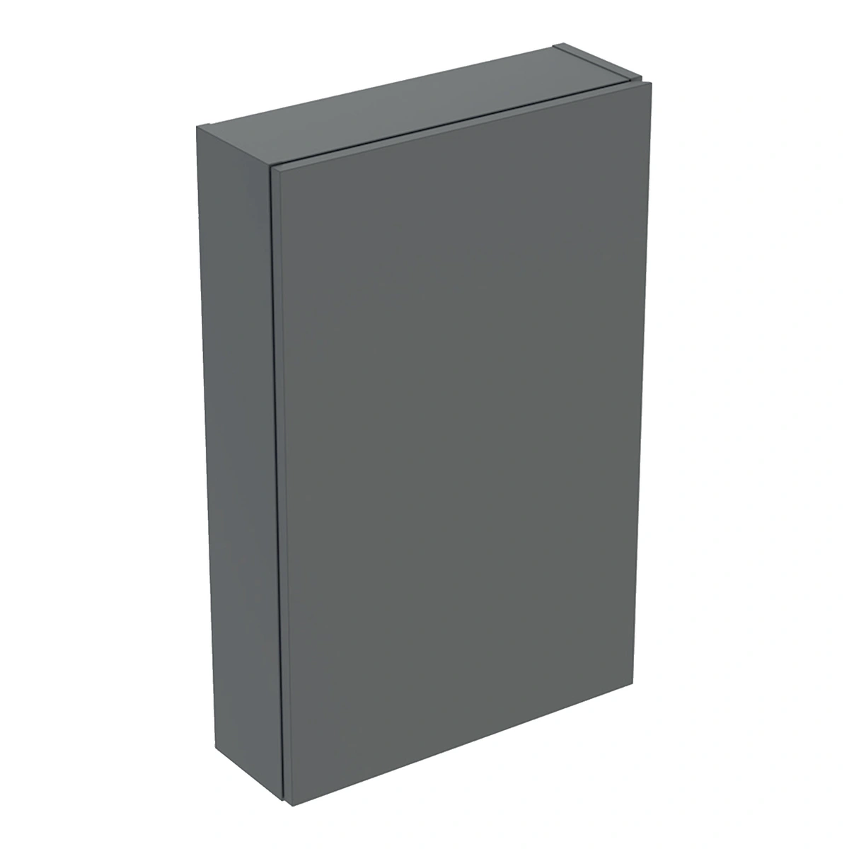 Geberit 45x70 cm Mat Antrasit Tek Kapılı Üst Dolap