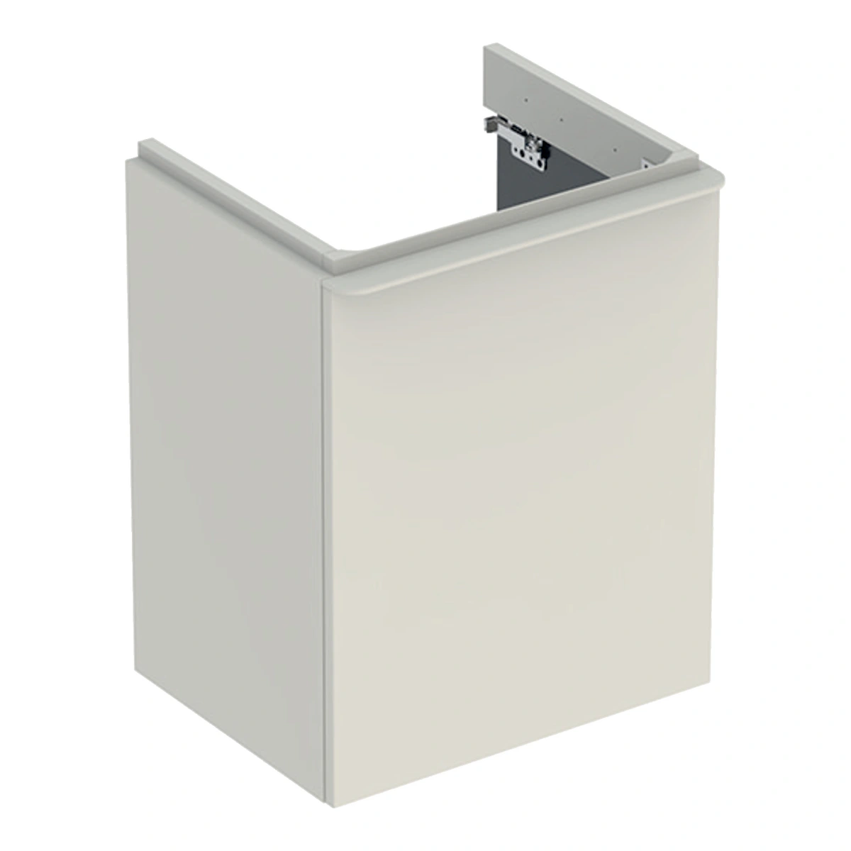 Geberit Smyle 50 cm Kum Grisi Tek Kapılı Lavabo Dolabı