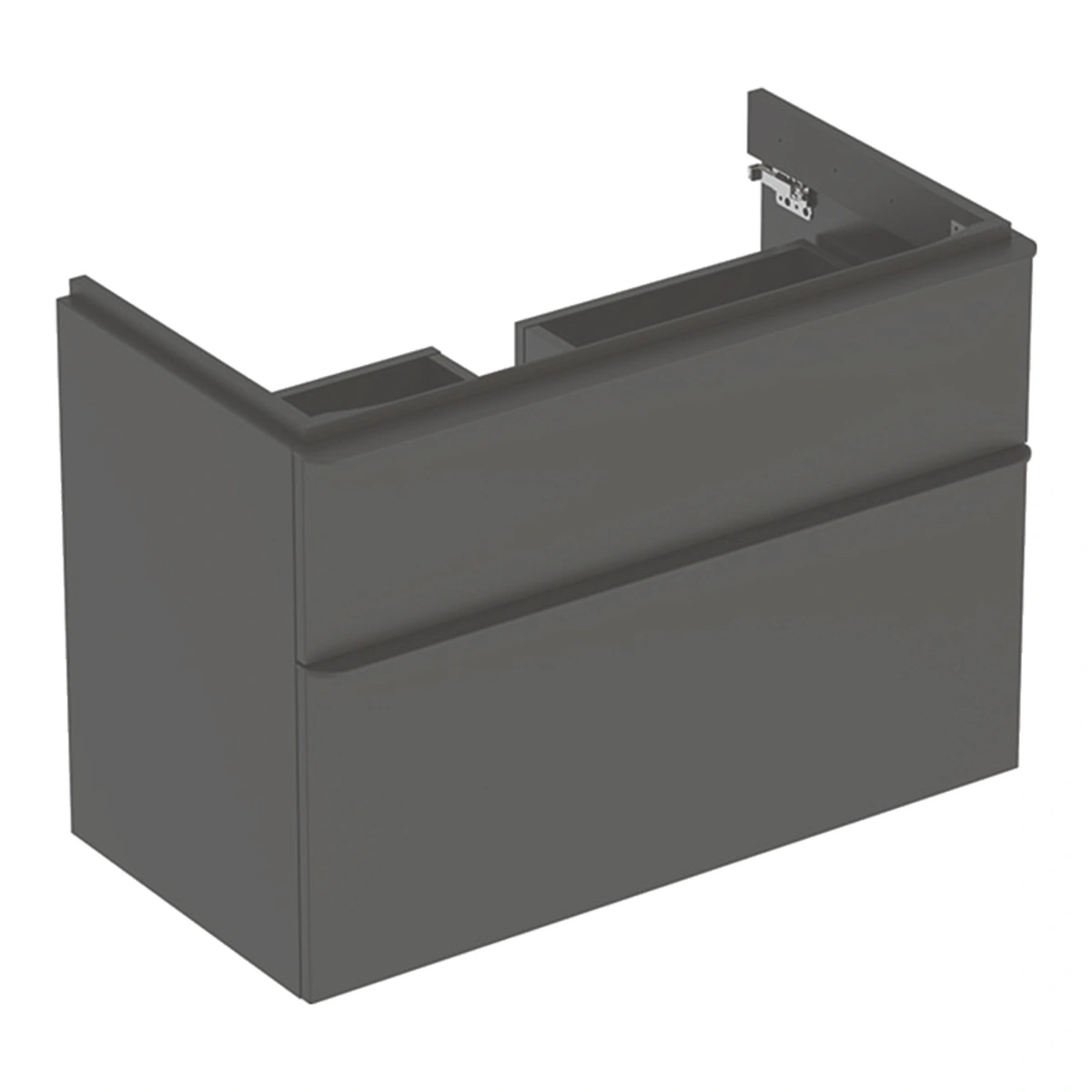 Geberit Smyle 90 cm Mat Antrasit Çekmeceli Lavabo Dolabı