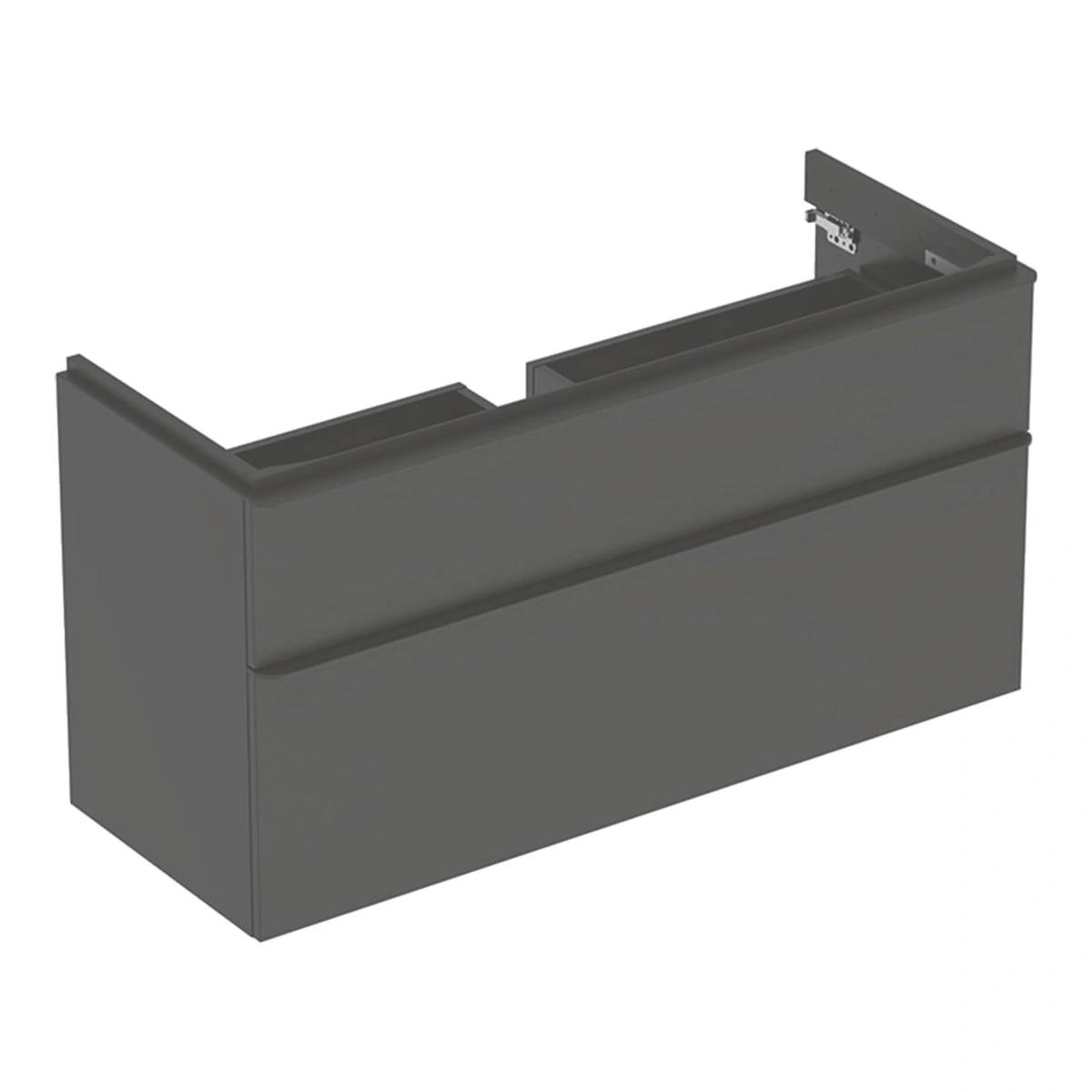 Geberit Smyle 120 cm Mat Antrasit Çekmeceli Lavabo Dolabı