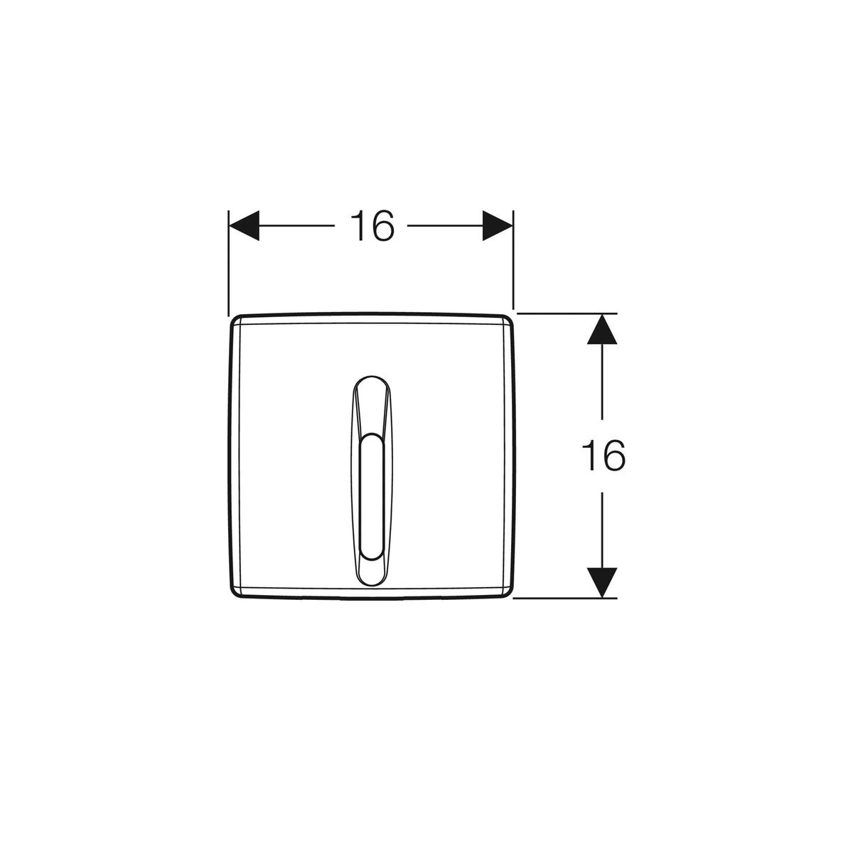 Geberit Basic Elektrikli Fotoselli Pisuvar Kapağı 2