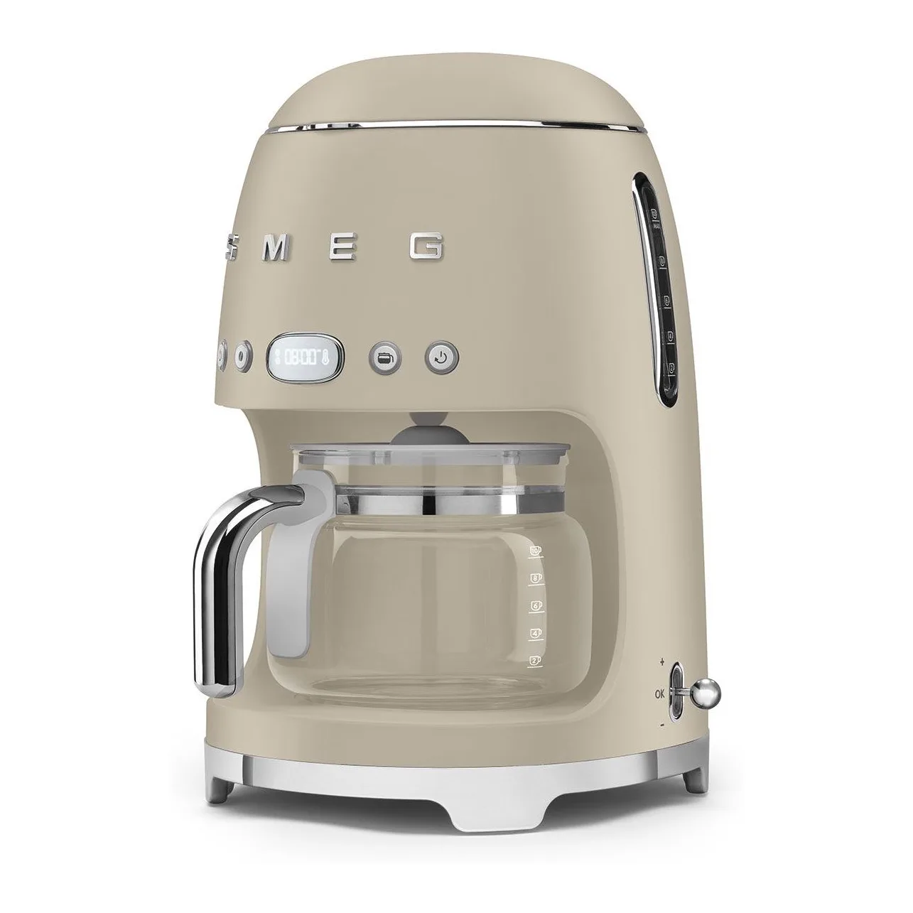 Smeg 50's Style Mat Ay Işığı Filtre Kahve Makinesi 4