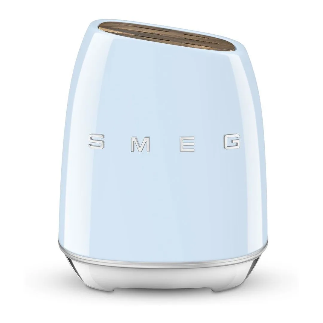Smeg 50's Style Pastel Mavi 6 Parça Bloklu Bıçak Seti 4