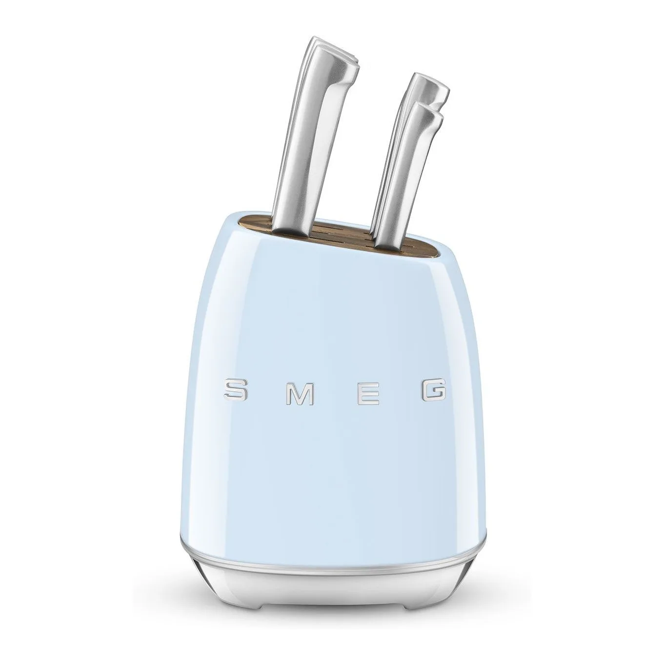 Smeg 50's Style Pastel Mavi 6 Parça Bloklu Bıçak Seti