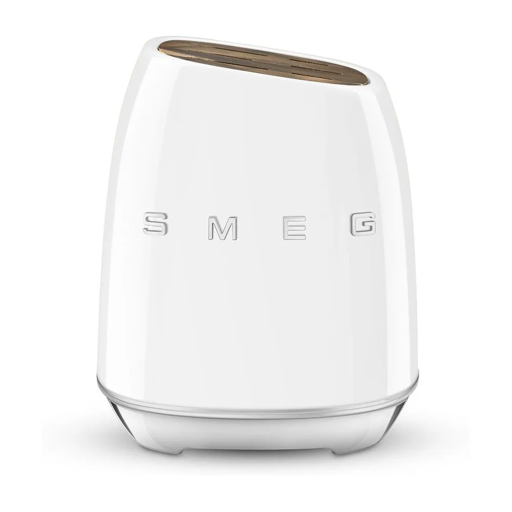 Smeg 50's Style Beyaz 6 Parça Bloklu Bıçak Seti 4