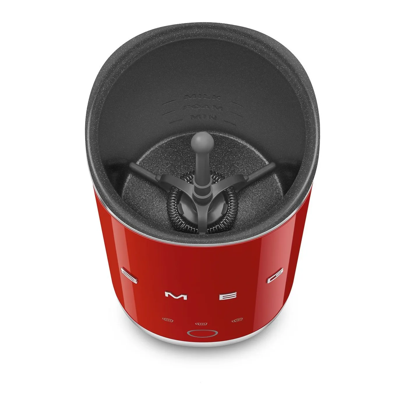 Smeg 50's Style Kırmızı Süt Köpürtücü 5