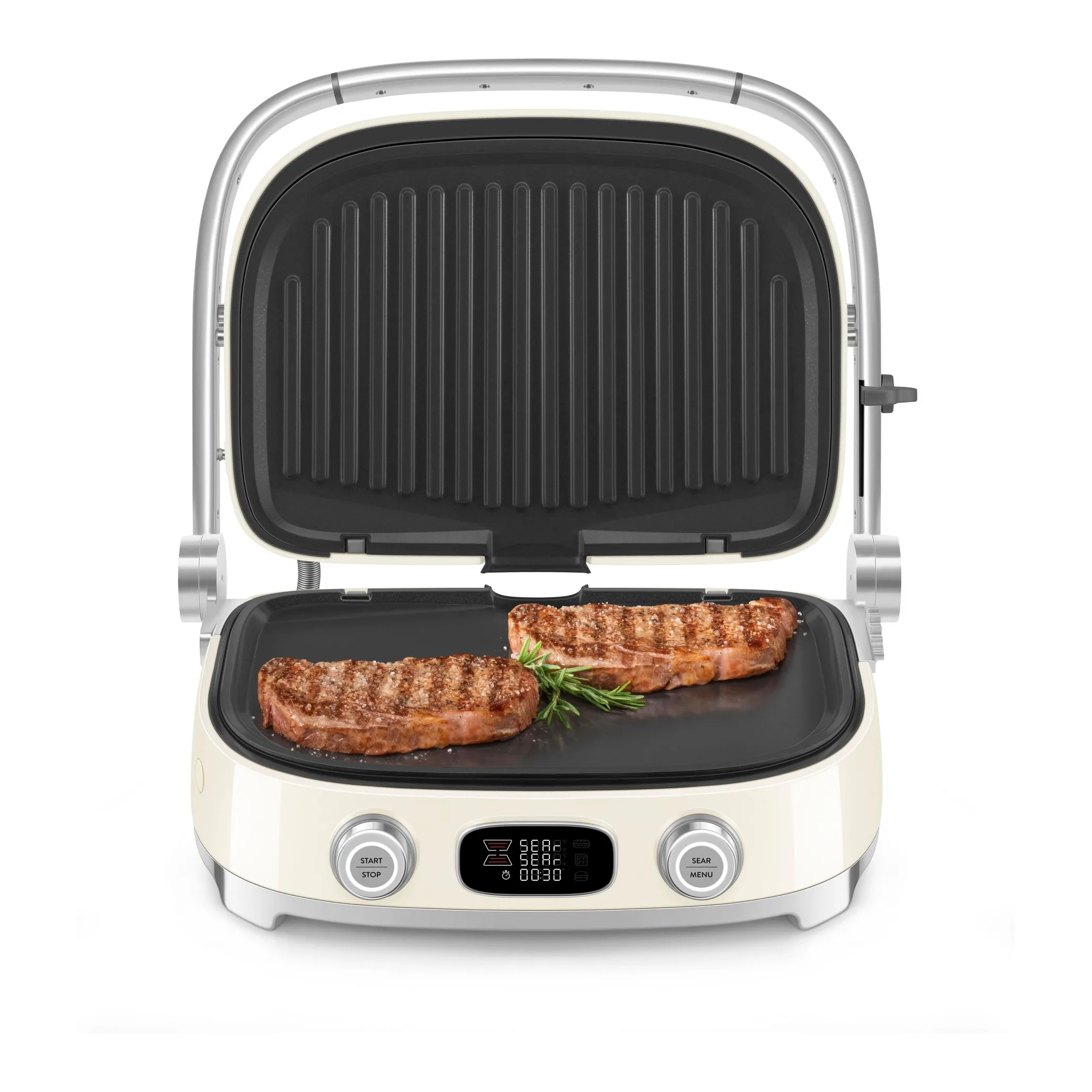 Smeg 50's Style Krem Çok Fonksiyonlu Izgara 2
