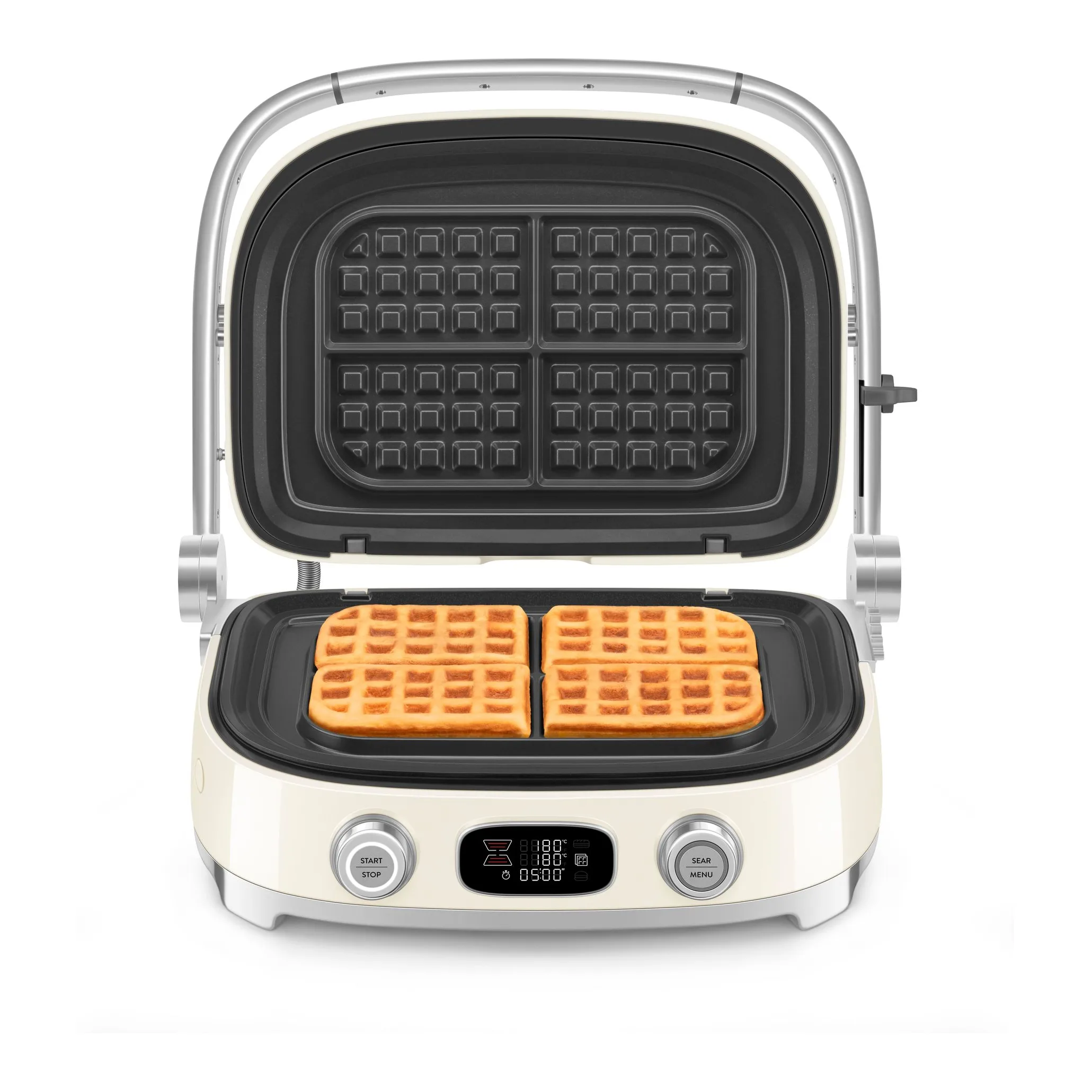 Smeg 50's Style Krem Çok Fonksiyonlu Izgara 3