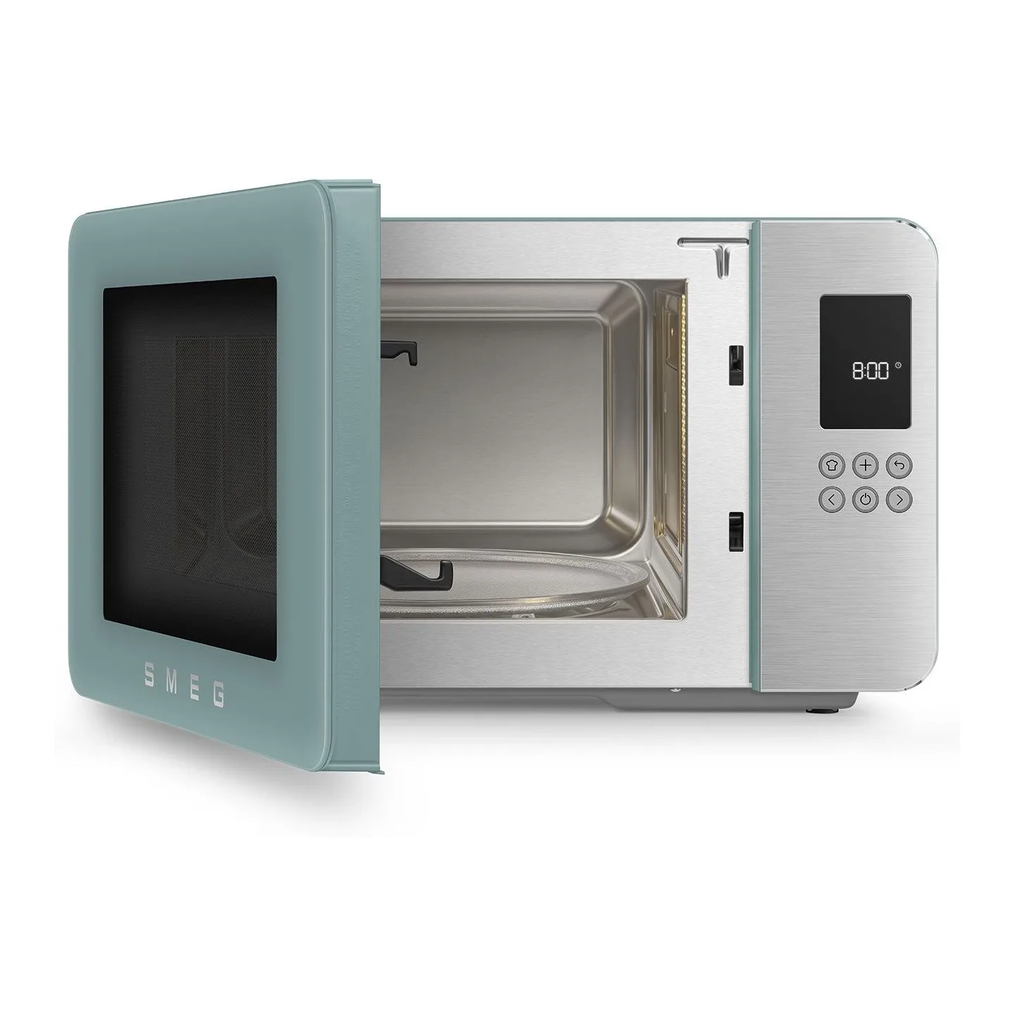 Smeg 29 Lt Mat Zümrüt Yeşili Izgaralı Mikrodalga Fırın 5