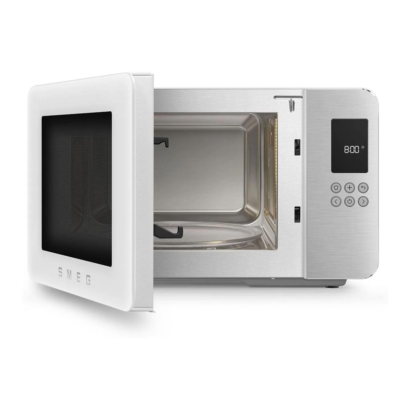 Smeg 29 Lt Mat Beyaz Izgaralı Mikrodalga Fırın 5
