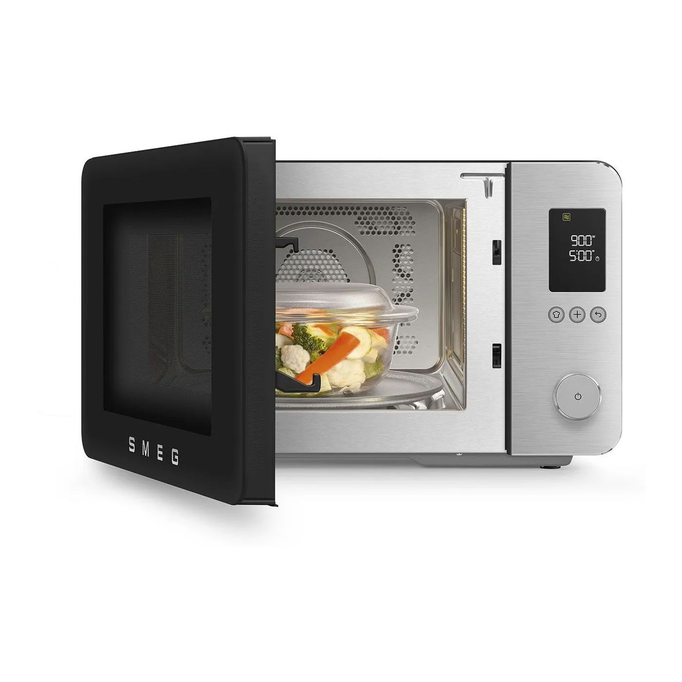 Smeg 27 Lt Mat Siyah Kombi Mikrodalga Fırın 3
