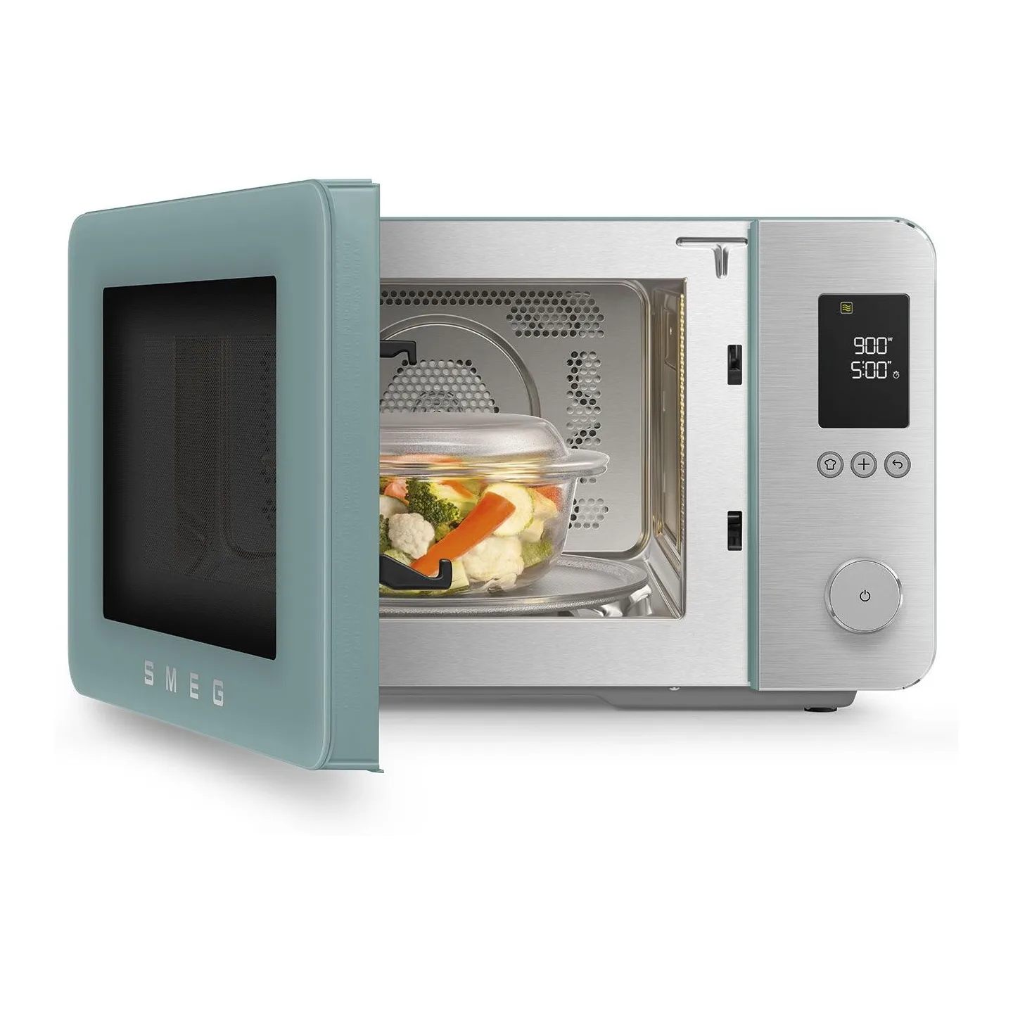 Smeg 27 Lt Mat Zümrüt Yeşili Kombi Mikrodalga Fırın 3