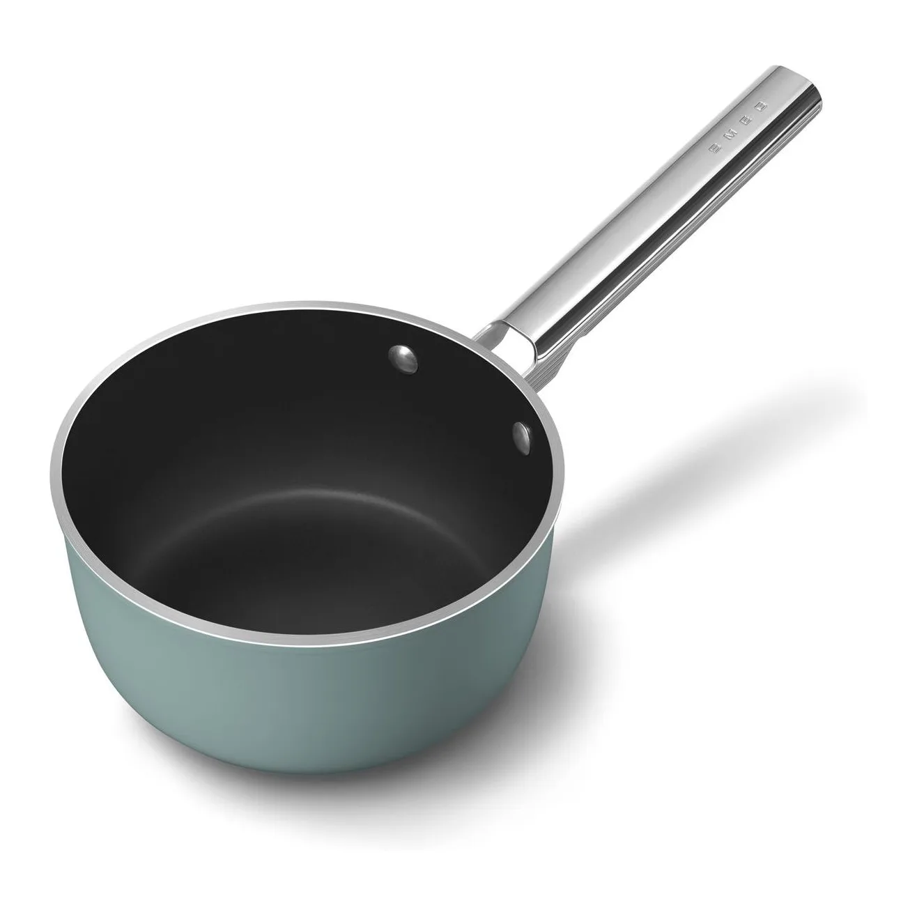 Smeg 20 Cm Mat Zümrüt Yeşili Kapaklı Sos Tenceresi 5