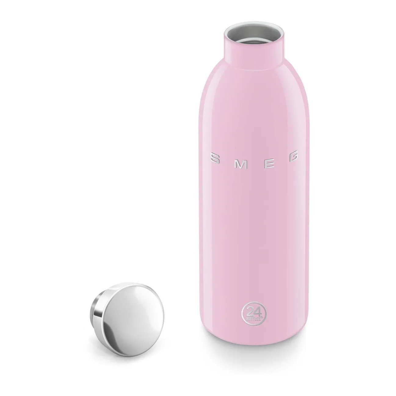 Smeg 50's Style 0,5 Lt Pembe Çelik Termos 4