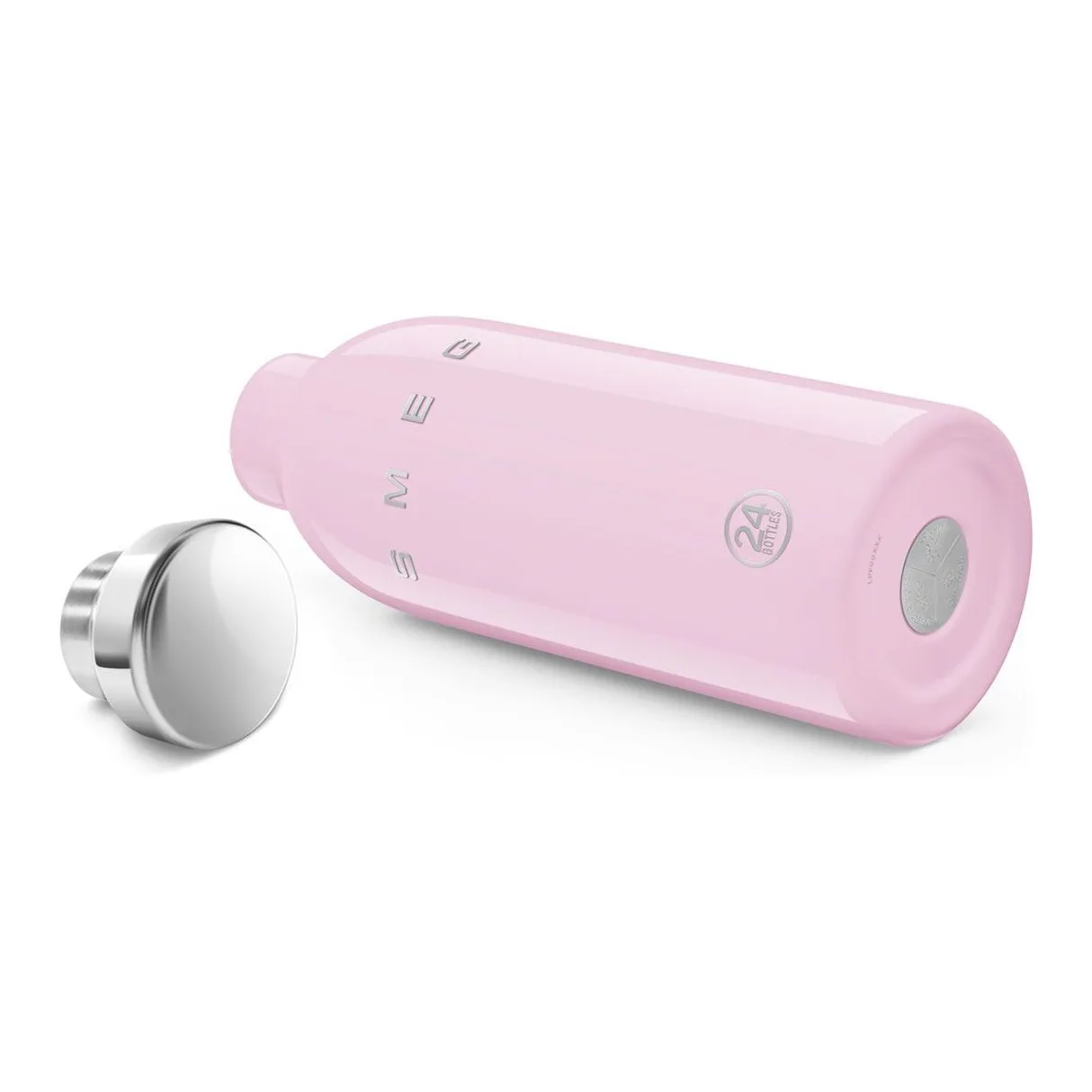 Smeg 50's Style 0,5 Lt Pembe Çelik Termos 5