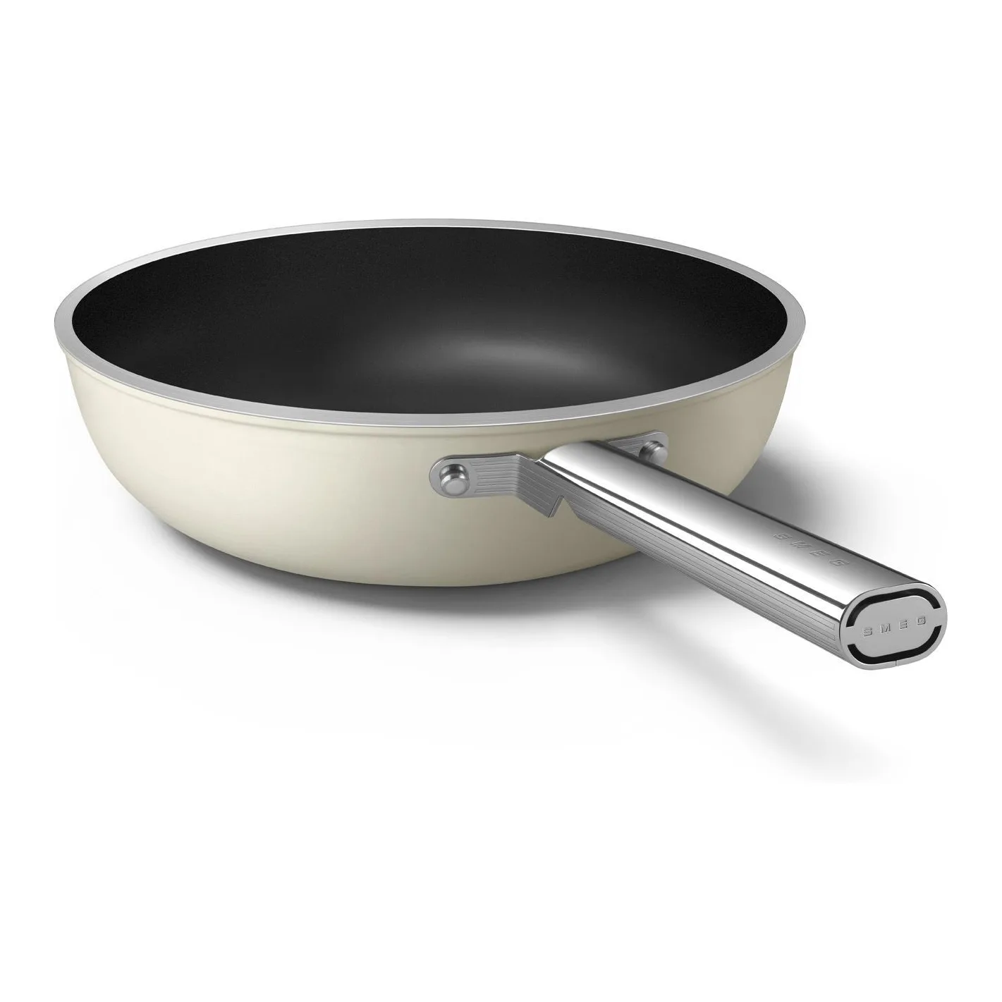 Smeg 30 Cm Mat Krem Wok Tava 5