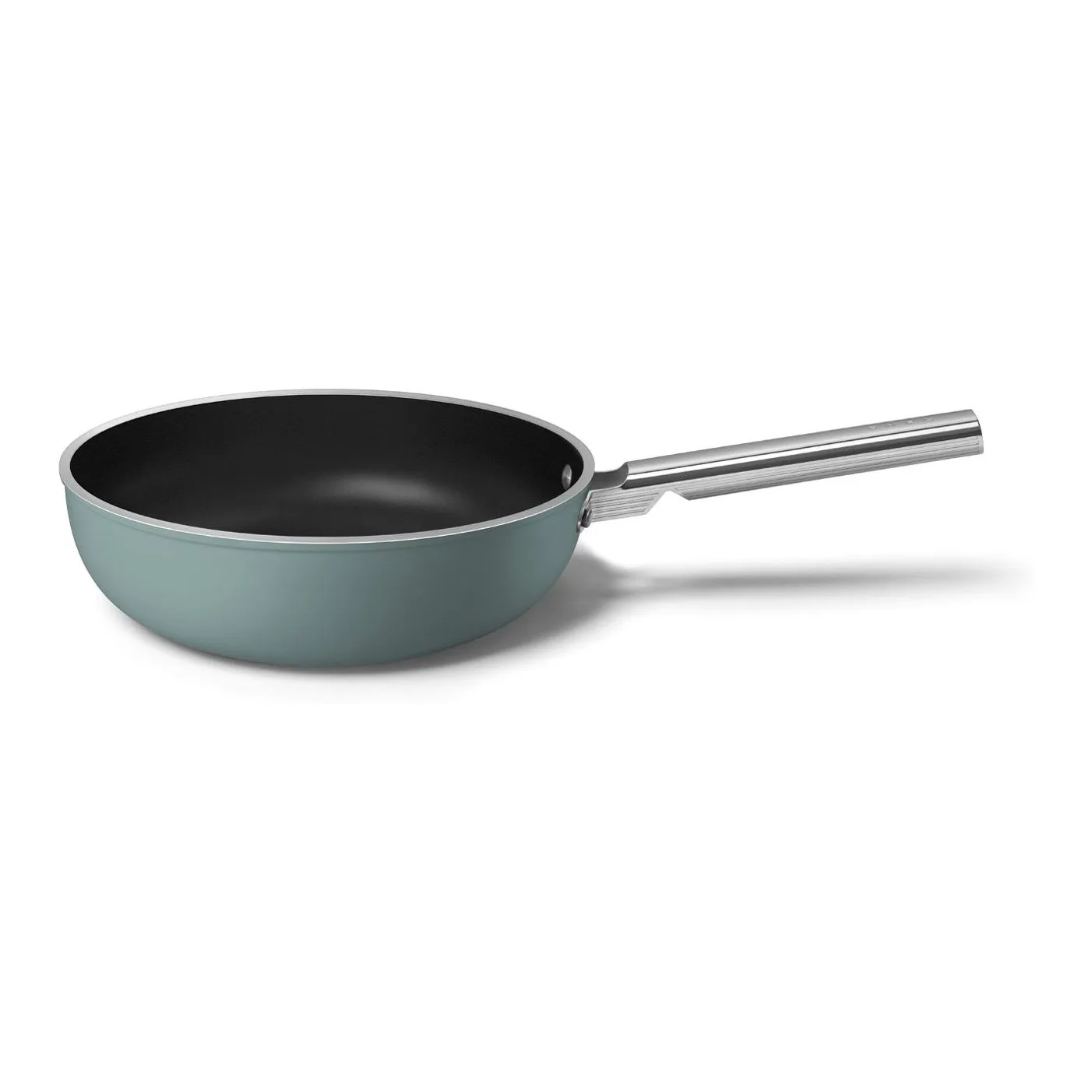 Smeg 30 Cm Mat Zümrüt Yeşili Wok Tava 2