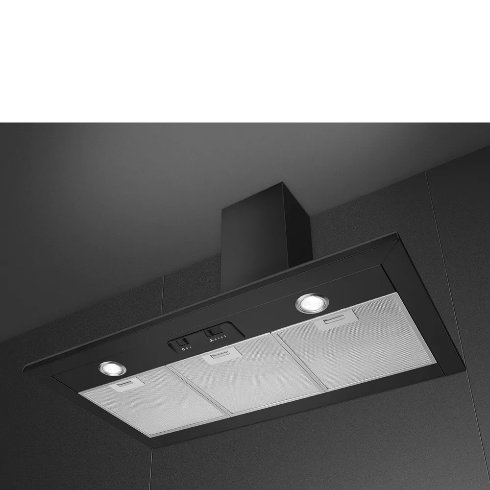 Smeg Opera 90 cm Antrasit Duvar Tipi Davlumbaz 5