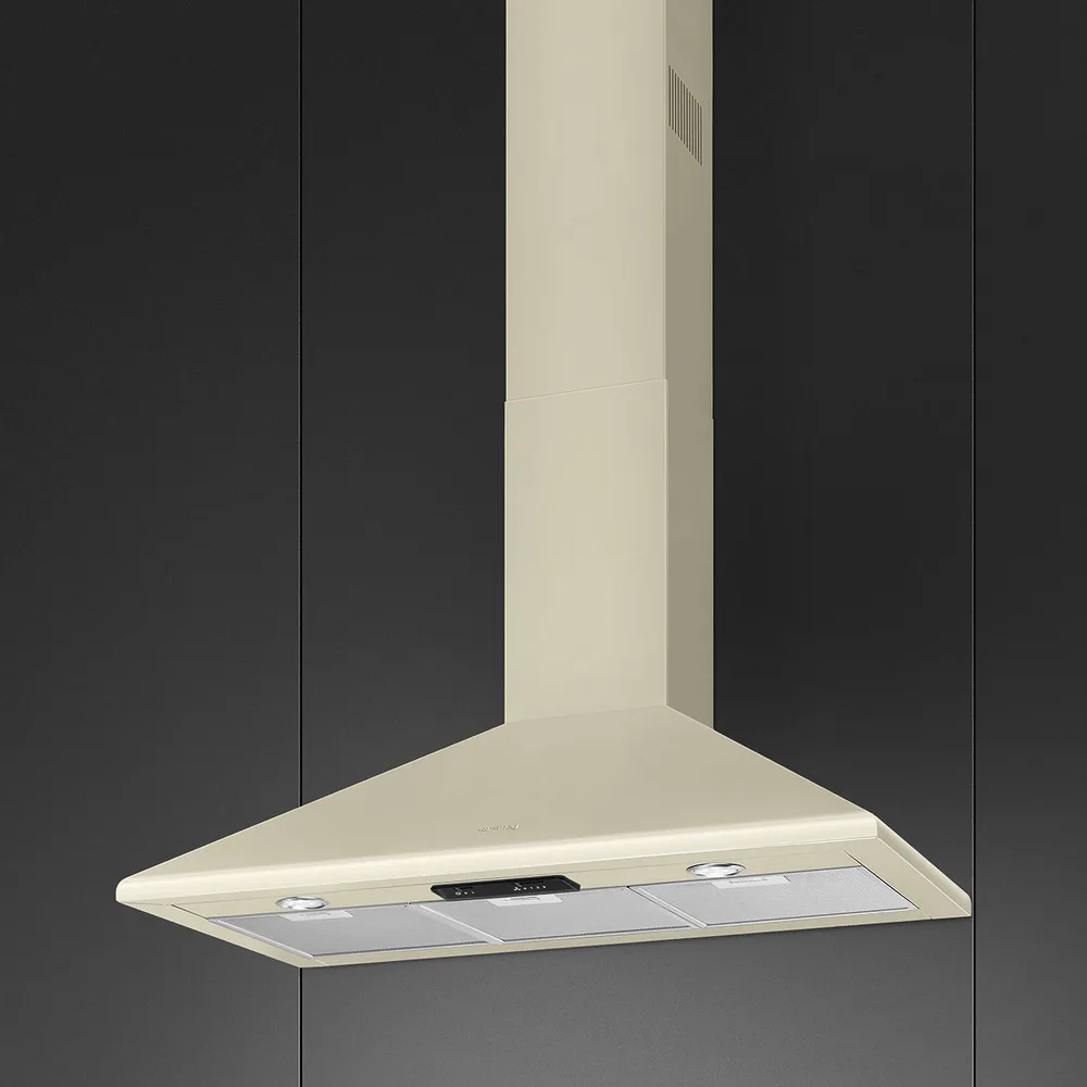 Smeg Opera 90 cm Krem Duvar Tipi Davlumbaz 3