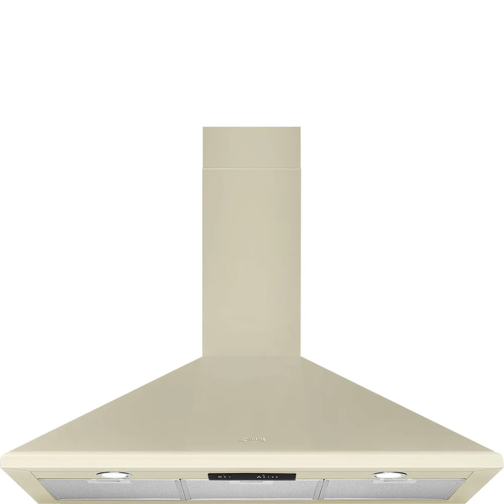 Smeg Opera 90 cm Krem Duvar Tipi Davlumbaz