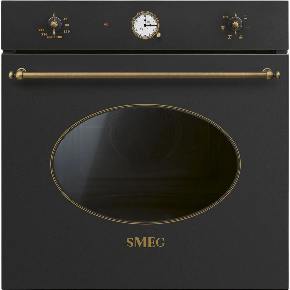 Smeg Coloniale 60 cm Antrasit Fanlı Ankastre Fırın