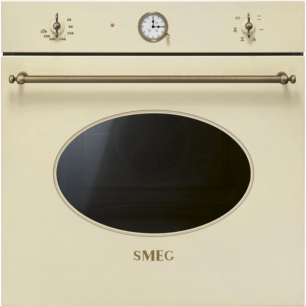 Smeg Coloniale 60 cm Krem Fanlı Ankastre Fırın
