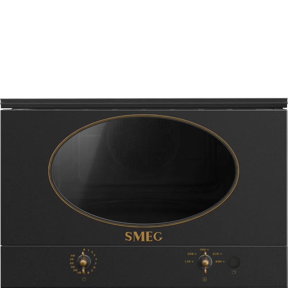 Smeg Coloniale 60 cm Antrasit Ankastre Mikrodalga Fırın