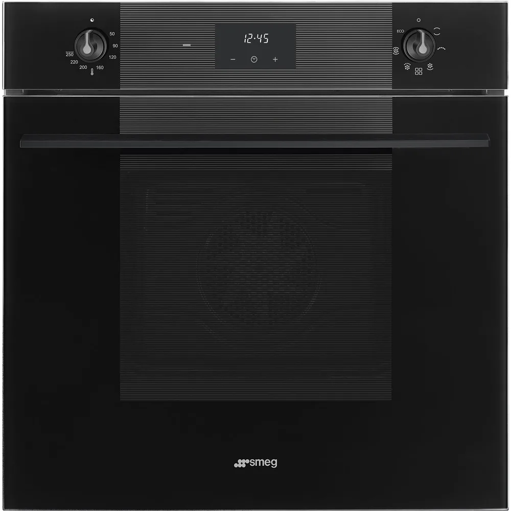 Smeg Linea 60 cm Siyah Cam Fanlı Ankastre Fırın