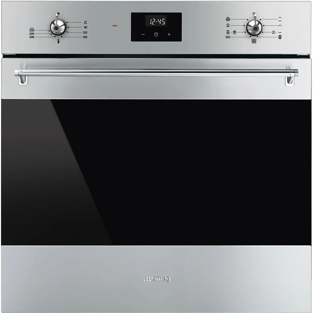 Smeg Classica 60 cm Paslanmaz Çelik Fanlı Ankastre Fırın