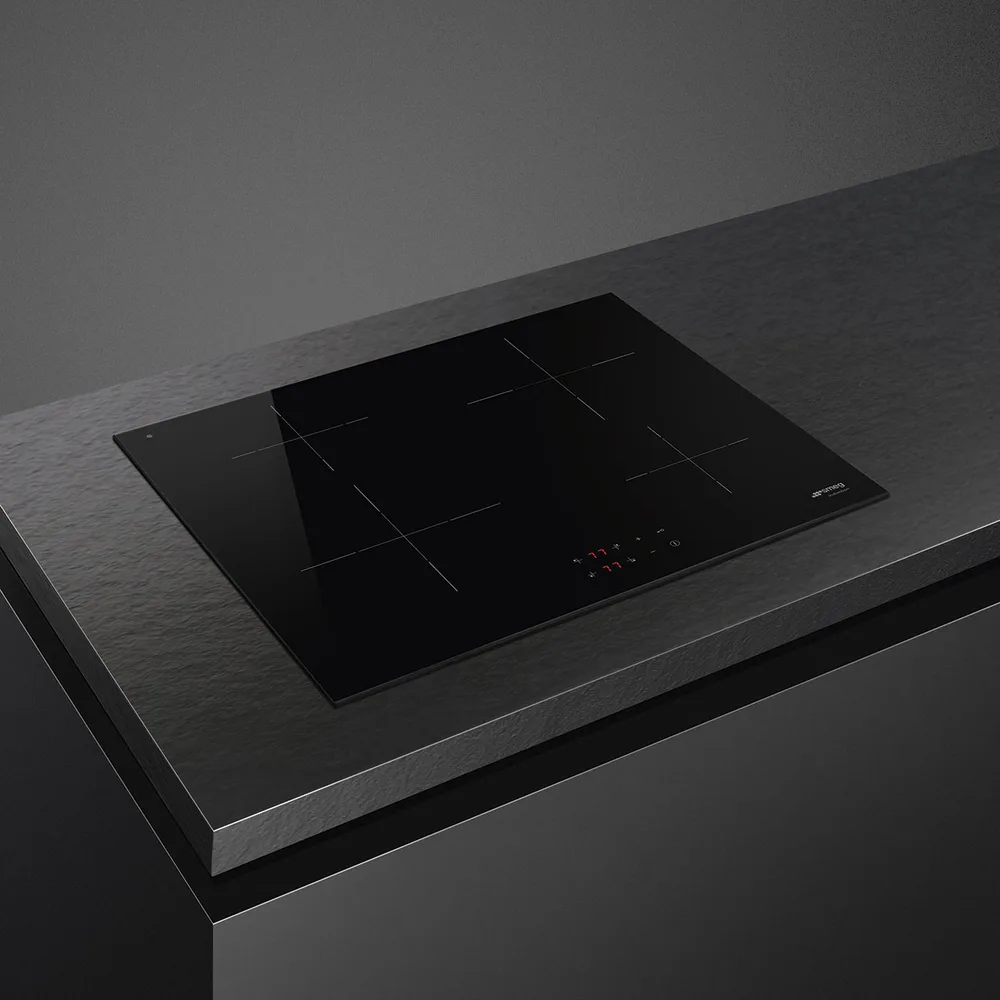 Smeg Üniversal 60 cm Siyah İndüksiyonlu Ocak 5
