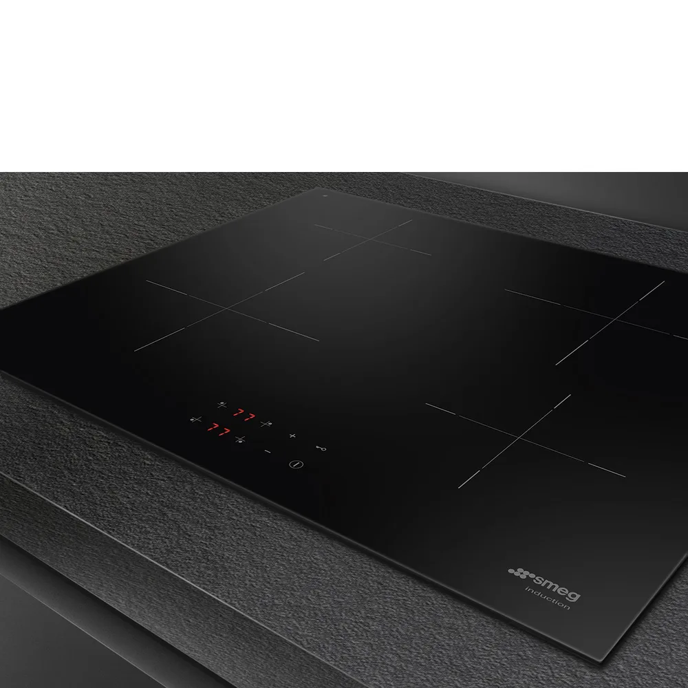 Smeg Üniversal 60 cm Siyah İndüksiyonlu Ocak 6