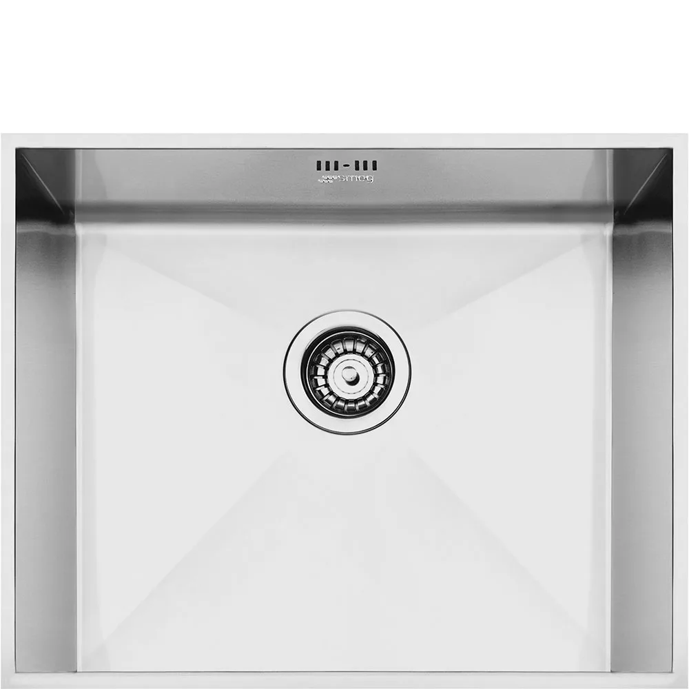 Smeg Quadra 50 cm Paslanmaz Tezgah Altı Evye Batarya Seti 4