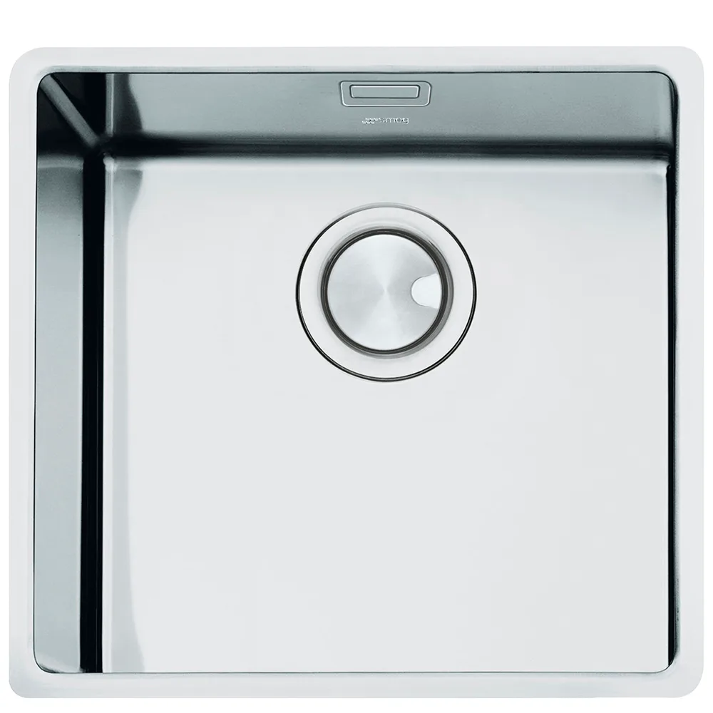 Smeg Mira 50 cm Paslanmaz Tezgah Altı Evye Batarya Seti 4