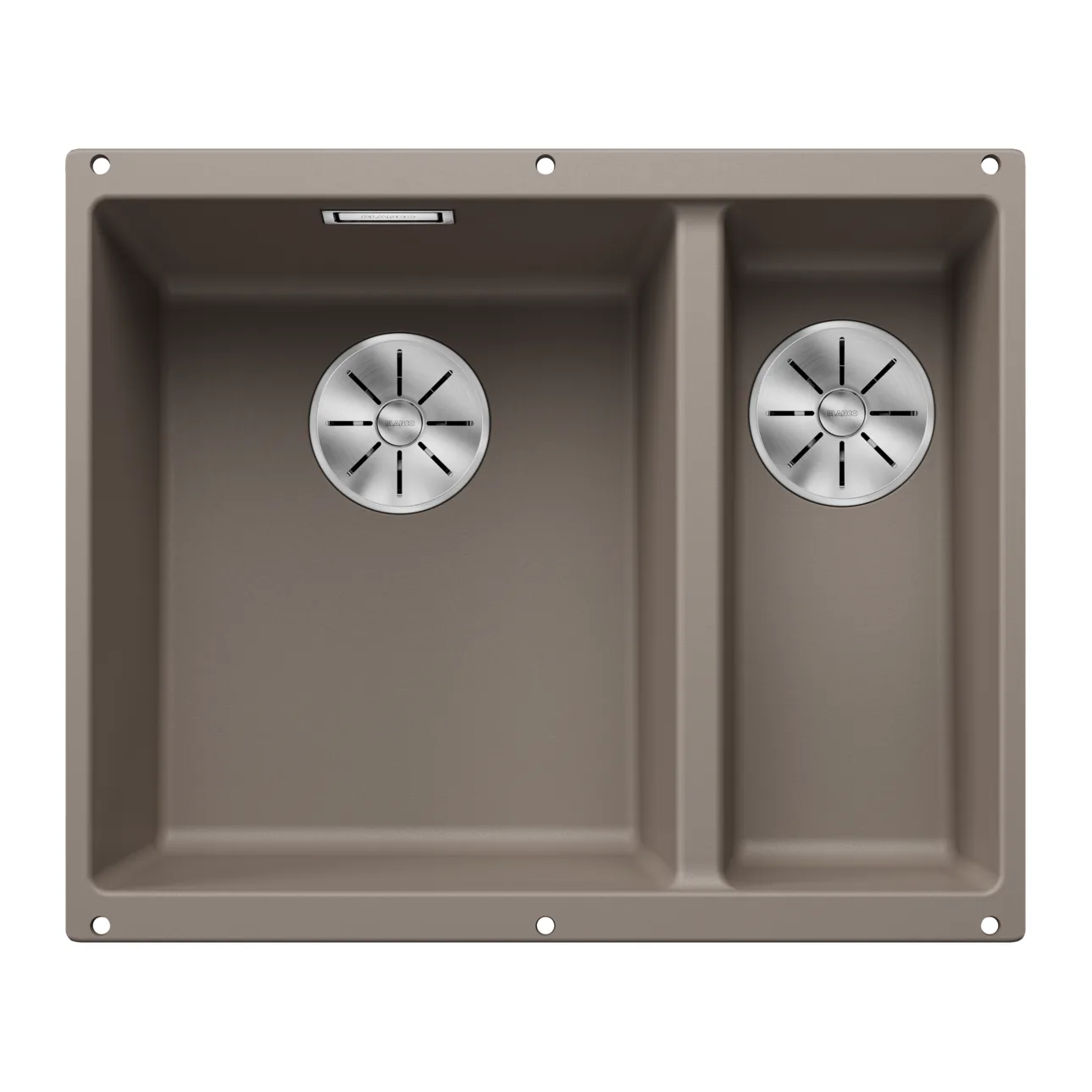 Blanco Subline 340/160-U Sol Hazneli Tartufo Granit Eviye