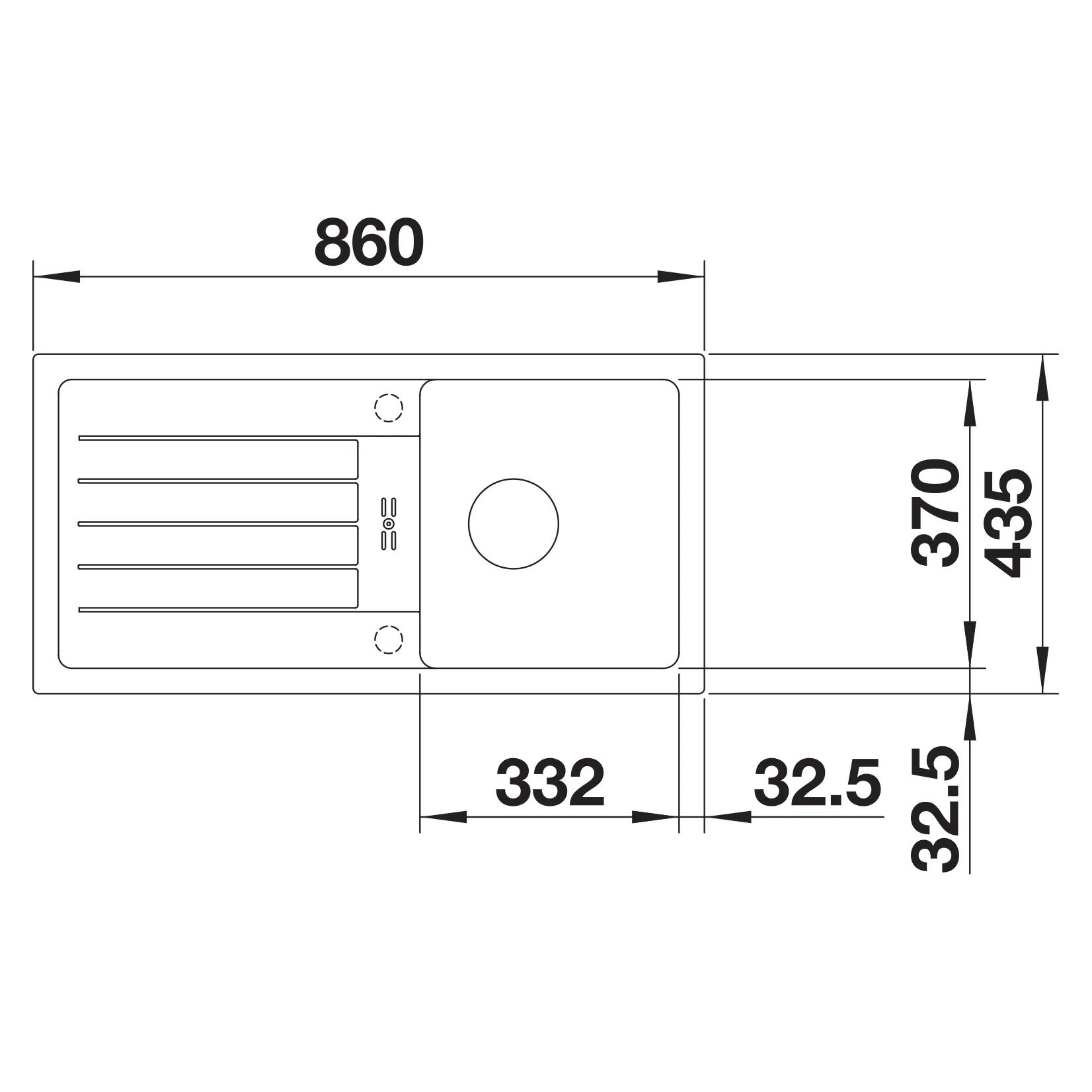 Blanco Favum 45 S Kahve Granit Eviye 2