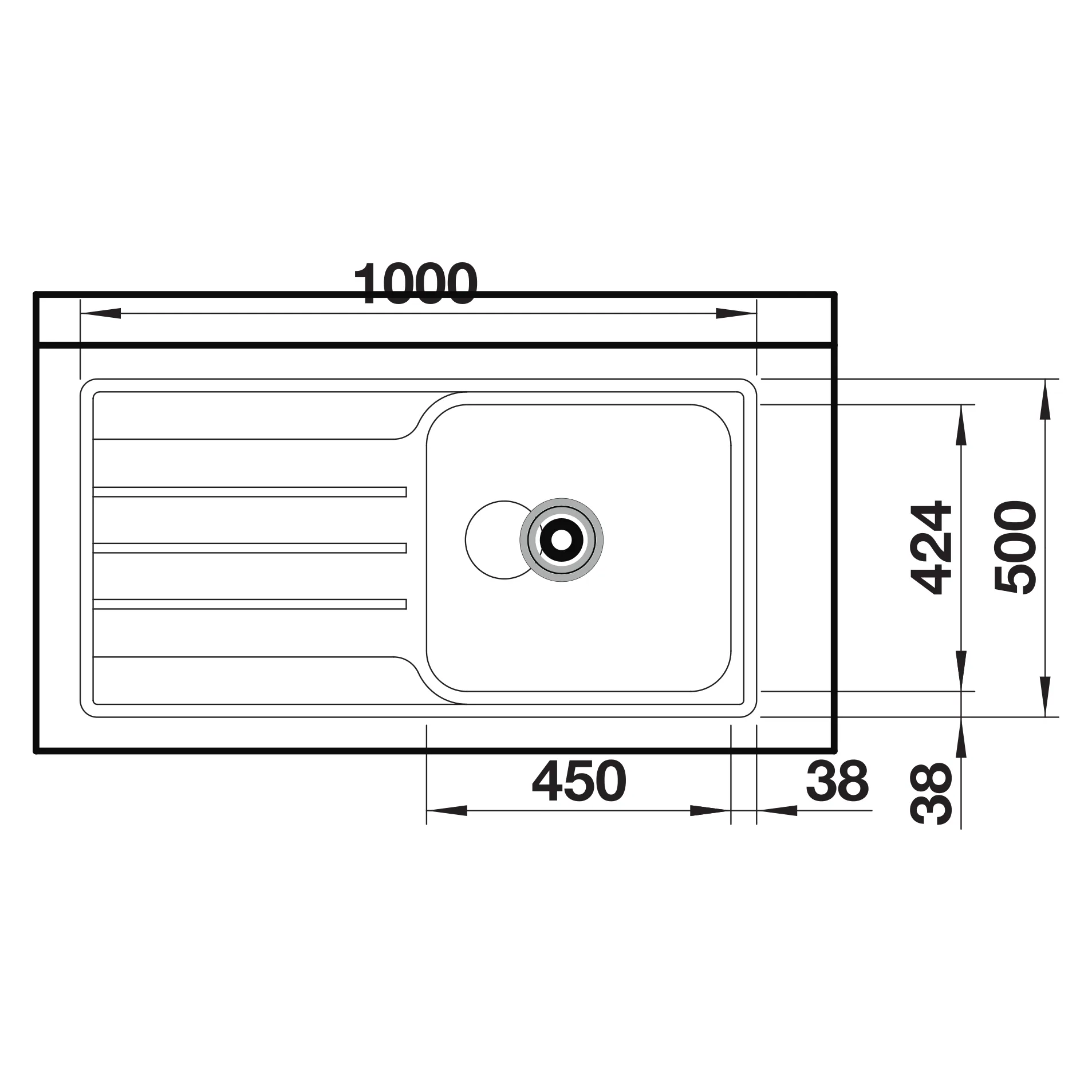 Blanco Lemis XL 6 S-IF Paslanmaz Çelik Eviye 3