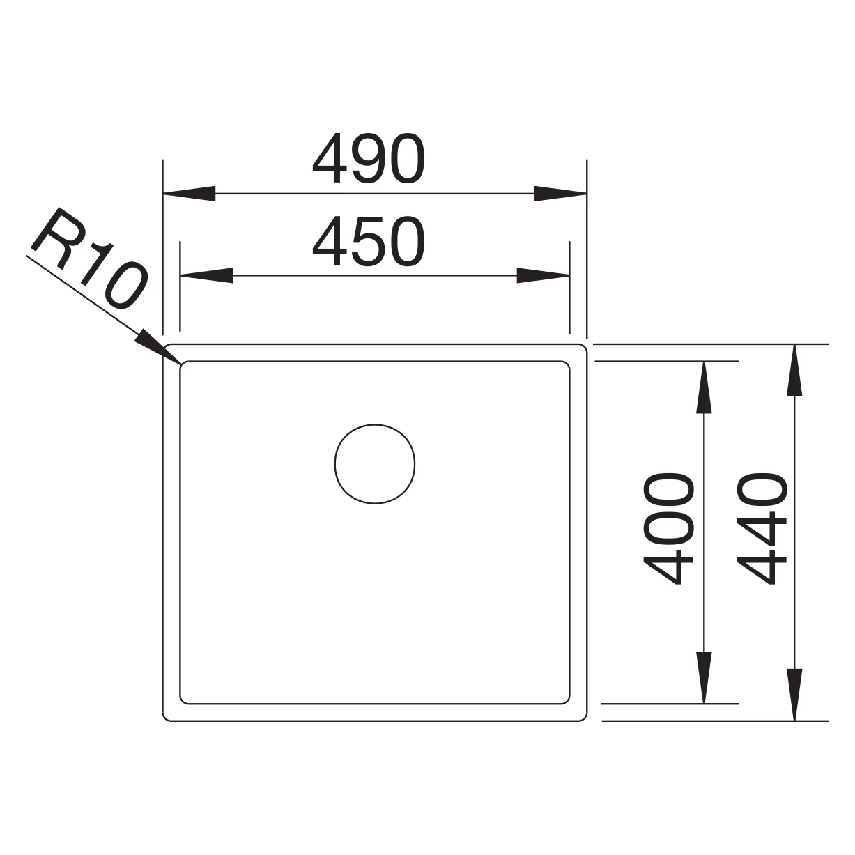 Blanco Claron 450-IF Paslanmaz Çelik Eviye 2