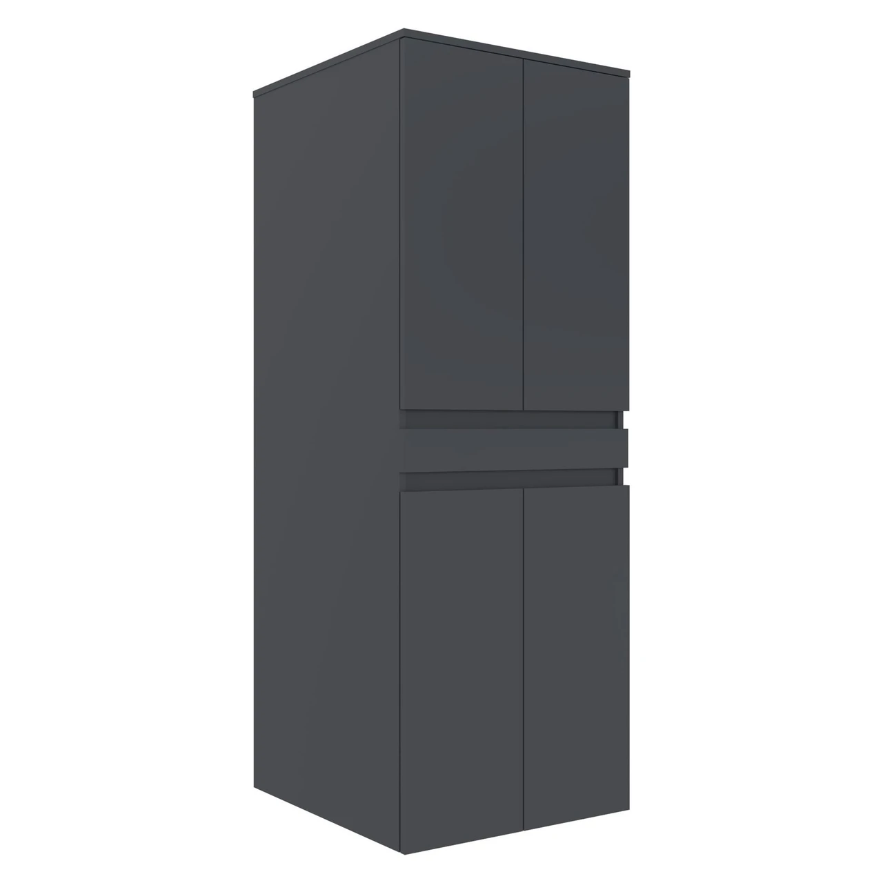 Orka Neve 70 Cm Mat Antrasit Çamaşır ve Kurutma Makinesi Dolabı - 5009241